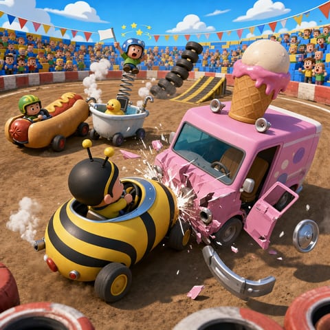 Smash Cars to Bits game