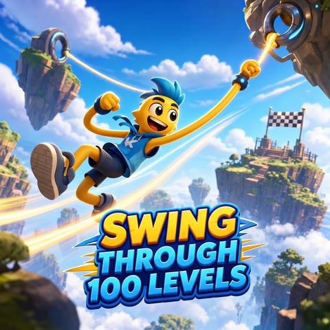 Swing Through 100 Levels