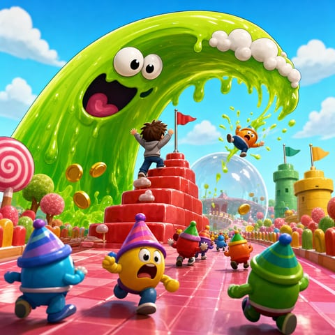 Slime Wave Escape game